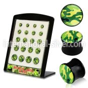 brpg119 plugs gauges acrylic body jewelry ear lobe