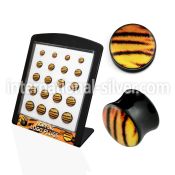 brpg125 plugs gauges acrylic body jewelry ear lobe