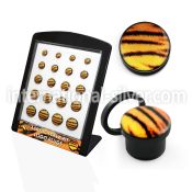 brpg133 plugs gauges acrylic body jewelry ear lobe