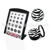 brpg137 plugs gauges acrylic body jewelry ear lobe