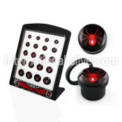 brpg139 plugs gauges acrylic body jewelry ear lobe