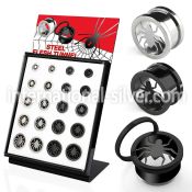 brpg146a tunnels gauges anodized surgical steel 316l ear lobe