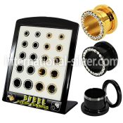 brpg148a tunnels gauges anodized surgical steel 316l ear lobe