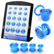 brpg168 plugs gauges acrylic body jewelry ear lobe