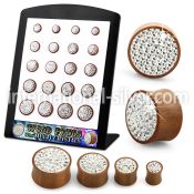 brpg172 plugs gauges organic body jewelry ear lobe