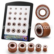 brpg180 tunnels gauges organic body jewelry ear lobe