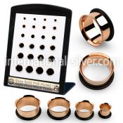 brpg199 tunnels gauges anodized surgical steel 316l ear lobe