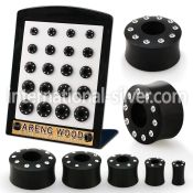 brpg206 tunnels gauges organic body jewelry ear lobe