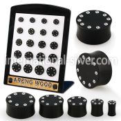 brpg207 tunnels gauges organic body jewelry ear lobe