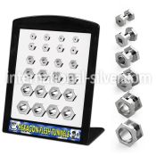 brpg79 tunnels gauges surgical steel 316l ear lobe