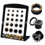 brpg90 tunnels gauges acrylic body jewelry ear lobe