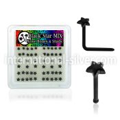 bxaksr nose bone acrylic body jewelry nose