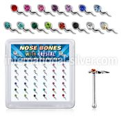 bxsmm36 925 silver nose bones nose piercing