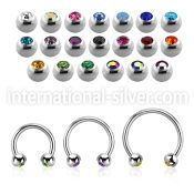 cb18jb3 surgical steel circular barbells ear othersear lobe ear otherseyebrow helix tragus piercing