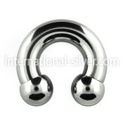 cbr0 horseshoes surgical steel 316l belly button