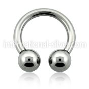 cbr8g horseshoes surgical steel 316l belly button