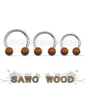 cbsw5 horseshoes organic body jewelry ear lobe