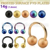 cbtfo6 horseshoes anodized surgical steel 316l ear lobe