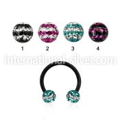 cbtfr5d horseshoes anodized surgical steel 316l belly button