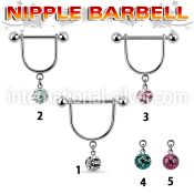 cfrsnp6 straight barbells surgical steel 316l nipple