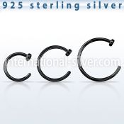 cpcln20 nose hoop silver 925 nose