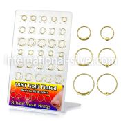 d18gnh nose hoop silver 925 nose