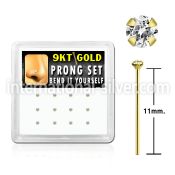 d9gys1 bend it to fit nose studs gold nose