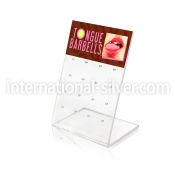 dac16 displays acrylic body jewelry belly button