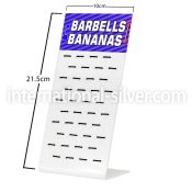 dac50 displays acrylic body jewelry belly button