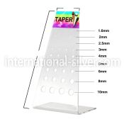 dac71 displays acrylic body jewelry belly button