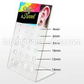 dac85 displays acrylic body jewelry belly button