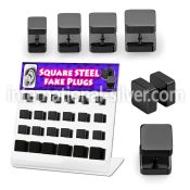 dacb131 cheaters  illusion plugs and tapers anodized surgical steel 316l ear lobe