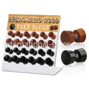 dacb159 cheaters  illusion plugs and tapers organic body jewelry ear lobe