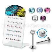 dacb172 labrets lip rings surgical steel 316l ear lobe