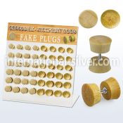 dacb180 cheaters  illusion plugs and tapers organic body jewelry ear lobe