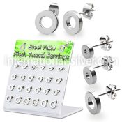 dacb192 cheaters illusion plugs and tapers surgical steel 316l ear lobe