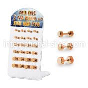 dacb210 cheaters  illusion plugs and tapers anodized surgical steel 316l ear lobe