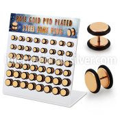 dacb216 cheaters  illusion plugs and tapers anodized surgical steel 316l ear lobe