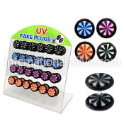 dacb37 cheaters  illusion plugs and tapers acrylic body jewelry belly button