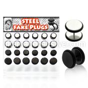 dacb60 cheaters  illusion plugs and tapers anodized surgical steel 316l belly button