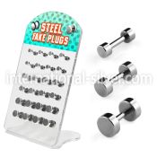 dacb70 cheaters illusion plugs and tapers surgical steel 316l belly button
