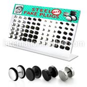 dacb90 cheaters  illusion plugs and tapers anodized surgical steel 316l belly button