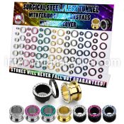 dapg181 tunnels gauges surgical steel 316l ear lobe