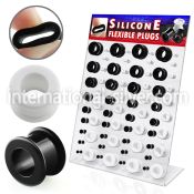 dapg20 tunnels gauges silicon body jewelry ear lobe
