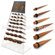 dapg47 tapers organic body jewelry ear lobe