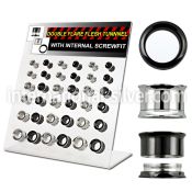 dapg57 tunnels gauges surgical steel 316l ear lobe