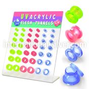 dapg5 tunnels gauges acrylic body jewelry ear lobe