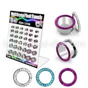 dapg63 tunnels gauges surgical steel 316l ear lobe