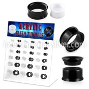 dapg68a tunnels gauges acrylic body jewelry ear lobe