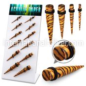 dapg84 tapers acrylic body jewelry ear lobe